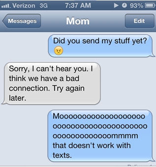 It doesn’t work like that MOM